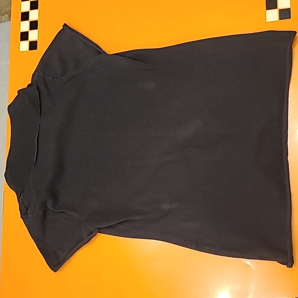 a.n.a. Women's Black Short Sleeved Turtleneck Sweater, Size XL - Picture 2 of 4